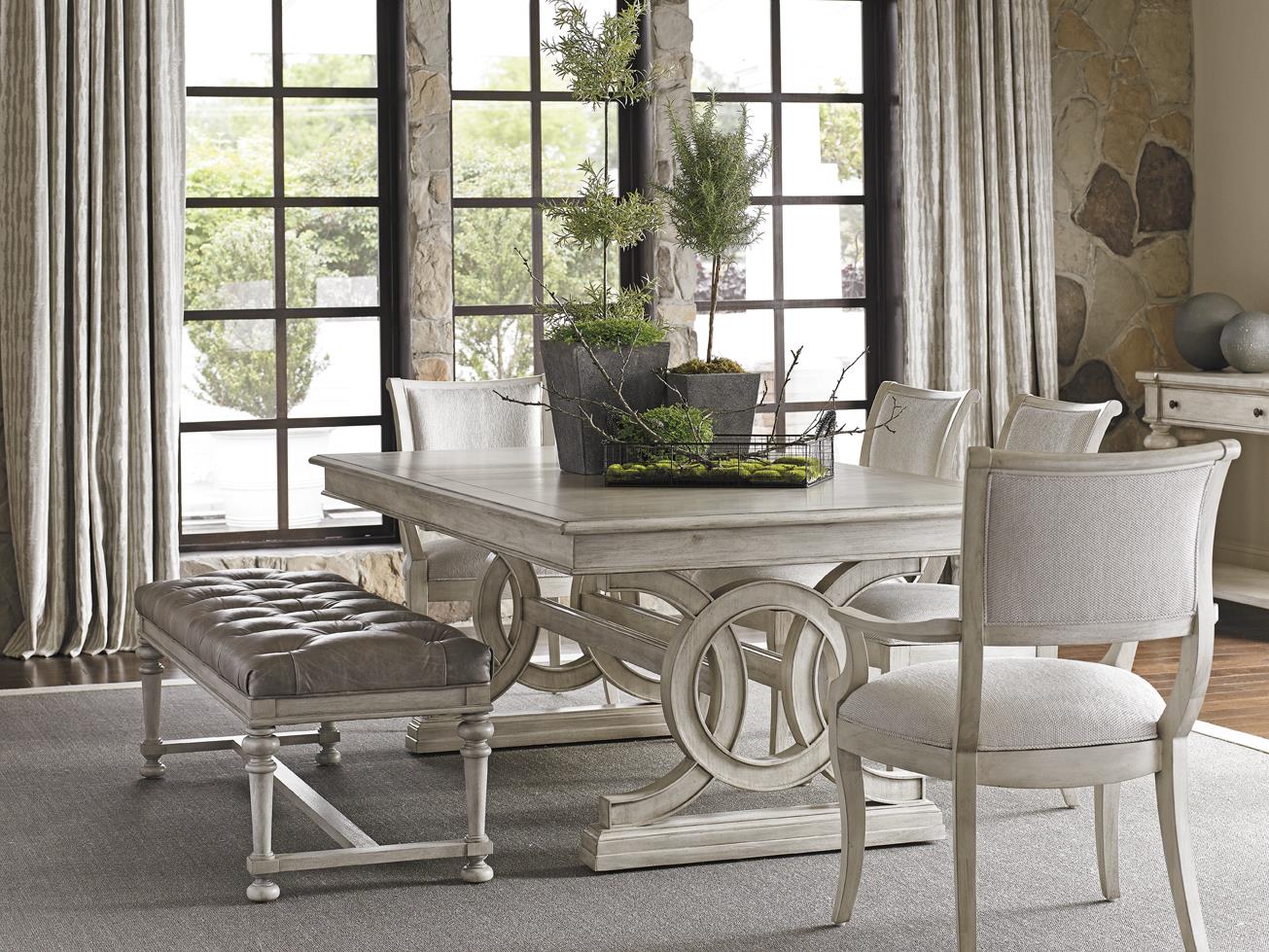 Lexington oyster bay montauk shop rectangular dining table